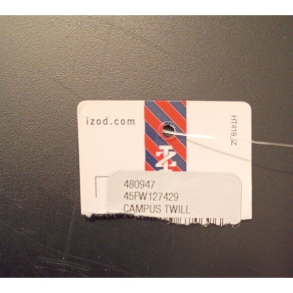 Izod Men's Long Sleeve Button Up Cotton Twill Plaid Shirt Size L Preppy  NWT - Picture 11 of 15